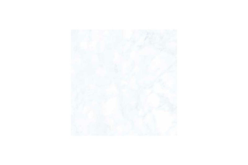 Baldosa 55 x 55 Casa Blanca blanco mármol brillante Porcelanite, vista frontal de la superficie con vetas grises claras