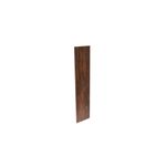 Baldosa 20 x 90 Quiche nogal madera Lamosa, vista lateral en ángulo que muestra el espesor y textura de la pieza