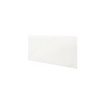Azulejo 15x30 Tarento blanco mármol Estudio Cerámico, vista frontal de la pieza rectangular con vetas grises suaves