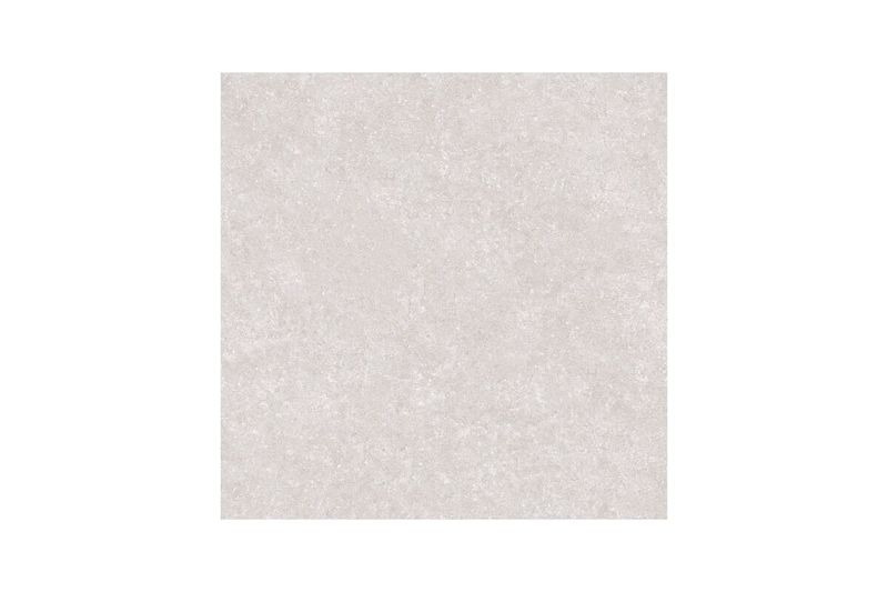 Baldosa 50x50 Portland Plus gris satinado Pisoforte, vista frontal completa de la pieza cuadrada