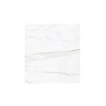 Porcelanato 120x120 Gold Calacatta súper brillante Sunhearrt, primer plano de la superficie con vetas doradas y grises