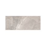 Porcelanato 60 x 120 Adobe Graphite Mármol brillante Sunhearrt, pieza rectangular con vetas blancas y grisáceas