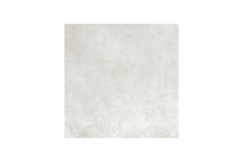 Baldosa 45x45 Grimes HD gris esfumado satinado Fioranno, primer plano frontal de la pieza cuadrada con textura mate