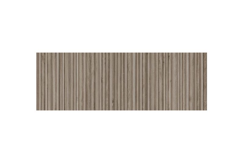 Azulejo 40x120 Rovere Bark RLV madera rect MT Pamesa, vista frontal de la pieza con textura de vetas verticales café