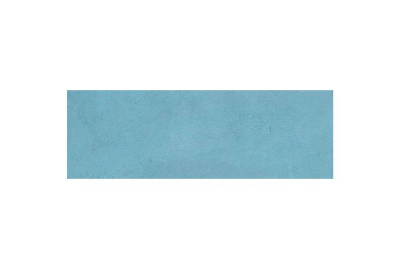 Azulejo 30x90 Terra azul mono rect mt Halcón Cerámicas, vista frontal de la pieza rectangular con acabado mate