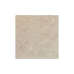 Baldosa Falcon 36x36 beige monocolor satinado Porcelanite, vista frontal de la pieza cuadrada con textura marmolada