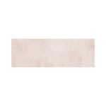 Azulejo 20 x 60 Bone Amira mate Emotion Cerámicas, vista frontal de la pieza rectangular en tono beige claro