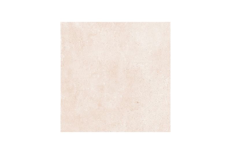 Porcelanato 100x100 beige Amira Evolution mate rect Emotion Cerámicas, vista cenital de la pieza cuadrada completa