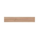 Porcelanato madera 20 x 120 Borneo haya mate rect Geotiles, pieza única vista frontal con vetas de madera clara