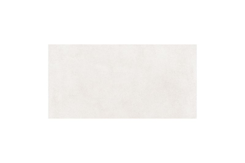 Porcelanato 60x120 Portland R10 blanco rect Geotiles, pieza rectangular con textura lisa y tono neutro