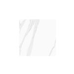 Porcelanato 60x60 mármol Satvario Royal rectificado Sunheart, vista cenital de la pieza blanca con vetas grises