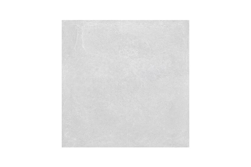 Porcelanato 60x60 Poetry Grigio mate rect Sunhearrt, primer plano de la textura gris clara y superficie mate