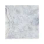 Porcelanato 120x120 Blue Agate Onyx brillante rect Sinsa, primer plano de la pieza con vetas naturales en tonos azul y gris
