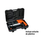Rotomartillo SDS Plus eléctrico 3.2 Joules 800 W 1-1/8 Truper, equipo naranja dentro de su estuche de plástico negro abierto