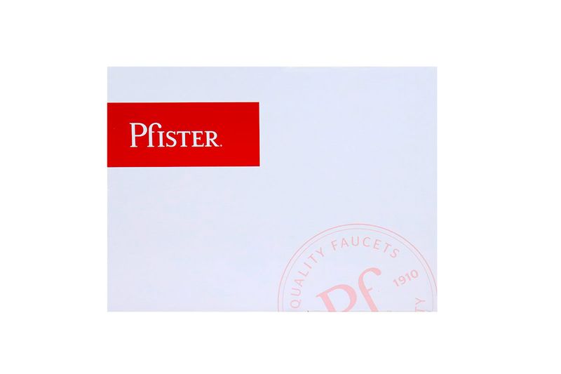 Llave para lavamano doble manija Pfister Series-Pfister, manual de instrucciones con logotipo de la marca