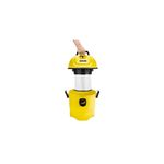 Aspiradora doméstica WD1 120 V Kärcher 3.17 gal 1200 W, vista frontal con la tapa levantada mostrando el filtro blanco