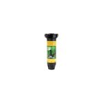 Aspersor para jardín pop up serie 1800 Rain Bird de 4 pulgadas y 90 grados profesional, en su empaque cilíndrico negro