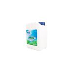 Clarificador de agua Cristalin Green Spin de 5 litros, envase plástico blanco con tapa azul y etiqueta frontal