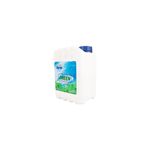 Clarificador de agua Cristalin Green Spin de 5 litros, envase plástico blanco con tapa azul y etiqueta frontal