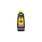 Aceite citronela Tiki de 50 onzas dorado, botella de plástico oscuro con tapa amarilla y etiqueta frontal