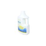 Duraclor 90% granular 10 lbs AquaChlor, envase plástico blanco con etiqueta amarilla y azul visto de frente