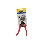 Tijera para podar de paso Pretul de 8-1/2 pulgadas, 1 mano, acero, en empaque blíster con mangos rojos