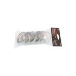 Set de bridas sin fin 10 piezas Fiero de 1-1/2 x 2-1/4 pulgadas, empaque plástico con las piezas y etiqueta de marca