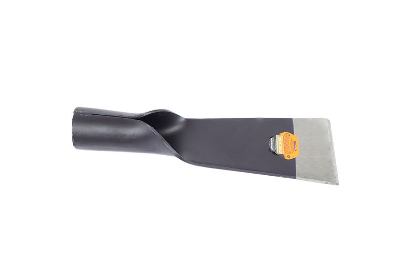 Coba natural pulido uso pesado Imacasa de 3 lbs, vista lateral de la hoja metálica con etiqueta naranja y mango negro