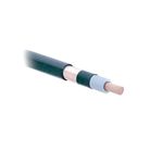 Cable de cobre XLPE 750 MCM 15 kV aislamiento 100% sin neutro MV90 UL Viakon, detalle del corte transversal y capas