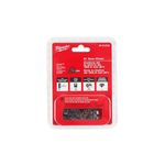 Cadena de reemplazo para motosierra 6 pulgadas Milwaukee, empaque blister rojo y blanco con la cadena en su interior