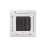 Accesorio cassette para aire acondicionado LG PT-MCHW0 LG, vista frontal del panel blanco con rejilla central cuadrada