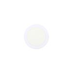 Luminaria sobreponer LED Ankaa II blanco redondo 12 W 720 lm 3000 K 100-240 V Tecnolite, vista frontal del difusor blanco