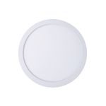 Luminaria empotrable LED 6 W 6500 K redondo blanco Sylvania, vista frontal del panel circular iluminado