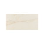 Porcelanato 60 x 120 Bahía ivory mármol brillante Pamesa, vista frontal de la pieza con vetas marmoleadas suaves