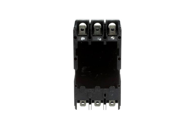 Main breaker tipo PDG3 (KD) 3x300A 600V CH Eaton, vista frontal del interior del interruptor en color negro