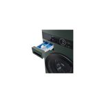 Torre de lavado AI Direct Drive a gas 22/25 kg verde LG, detalle del cajón dispensador de detergente abierto