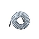 Cinta LED exterior 120 V Sylvania 3000 K 25 W 5 mts, manguera flexible enrollada en círculo con conectores en los extremos