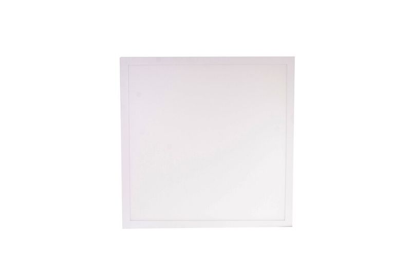 Panel LED 2x2 Sylvania 40W 3400lm 6000K, vista frontal del difusor cuadrado blanco