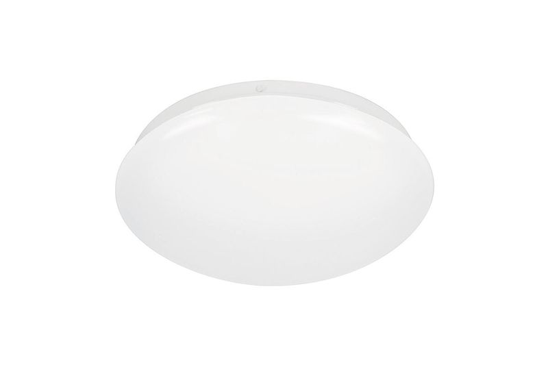 Luminaria plafón 6500K de plástico redondo Volteck blanco LED 8W 600lm, vista frontal del difusor blanco circular