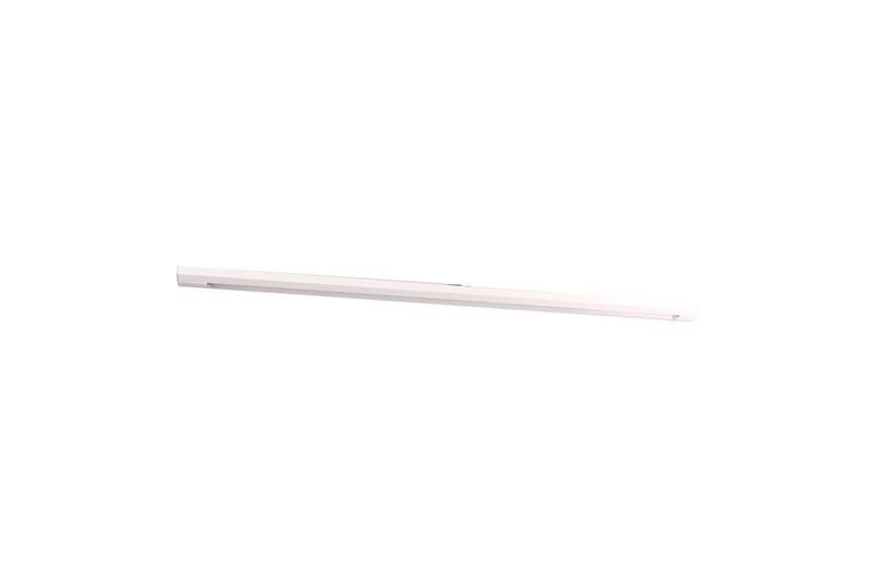 Luminaria superficial blanco 24 110V-220V General Lighting T8 1 tubo 40W, vista lateral del equipo en color blanco