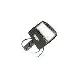 Luminaria LED Cobra Streetlight 100 W 5000 K 100-277 V IP65 UL Ilukon, vista lateral del brazo y cables de conexión