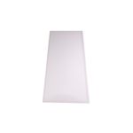 Panel LED 2x4 Sylvania 50W 6800LM 6000K, vista frontal del panel blanco rectangular